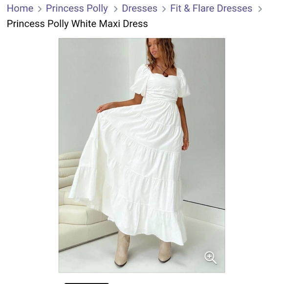 Princess Polly Dresses & Skirts - Princess Polly white maxi- hot buy